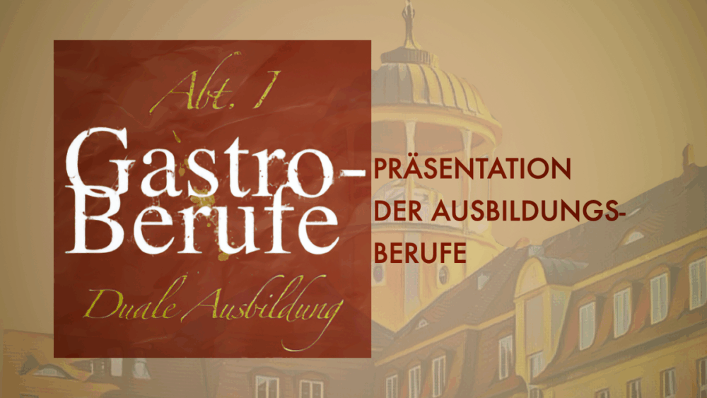 Präsentation der Ausbildungsberufe